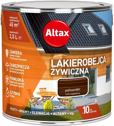 Altax Lakierobejca Żywiczna 2,5L Palisander