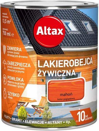 Altax Lakierobejca Żywiczna 0,75L Mahoń