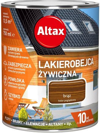 Altax Lakierobejca Żywiczna 0,75L Brąz