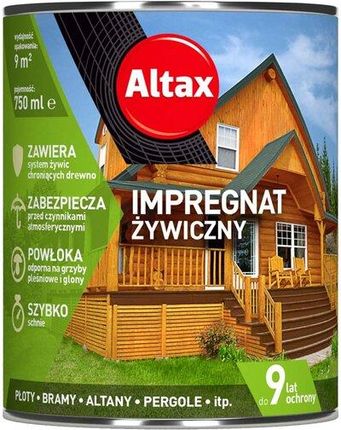 Altax Impregnat Żywiczny 0,75L Kasztan