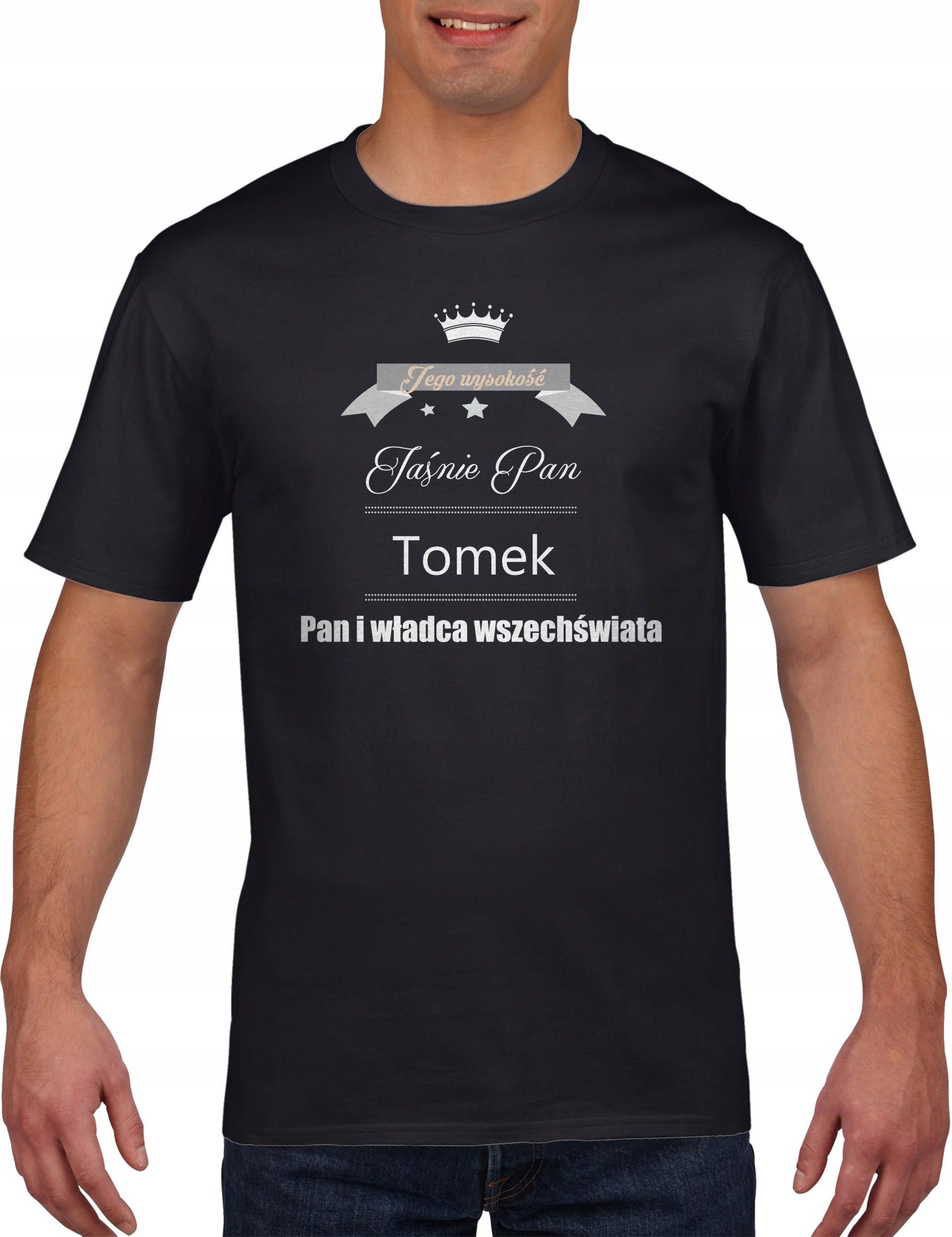 Koszulka Meska Jasnie Pan Tomek Urodziny C L Ceny I Opinie Ceneo Pl