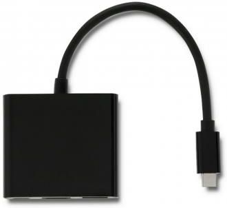 Qoltec Adapter USB 3.1 typ C -HDMI/USB /USB-C (50430)