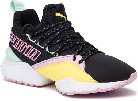 Sneakersy PUMA Muse Maia Tz Wn s 369343 01 Puma Black Blazing Yellow Ceny i opinie Ceneo.pl