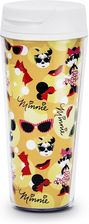 Zdjęcie Dajar Kubek Plastikowy Z Pokrywką Minnie Mouse Żółty 470 Ml - Bytom