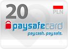 Paysafecard 20 zł - najnowsza wersja wartość 20 zł, ekspresowa wysyłka na email w 5 minut, polska faktura VAT 23%