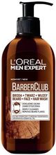 L'Oreal Men Expert Barber Club Żel oczyszczający do brody włosów i twarzy 200ml - Męskie kosmetyki do pielęgnacji włosów