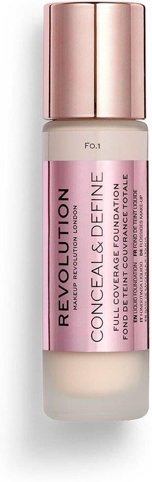 Makeup Revolution Revolution Concealanddefine Full Coverage Foundation