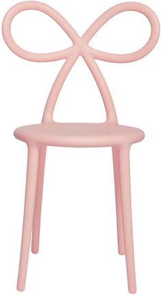 Qeeboo Krzesła Ribbon Różowy Mat 2Szt