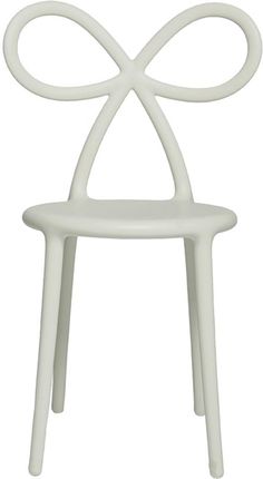 Qeeboo Krzesło Ribbon Biały Mat