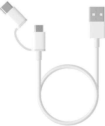 Xiaomi Mi 2-in-1 USB Kabel Micro USB + USB Type-C 100cm Biały