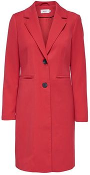 ONLY Damski płaszcz Cheryl Spring Coat Cc Otw High Risk Red
