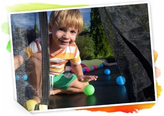 Neo Sport Ogrodowa 10Ft 312Cm Z Siatką Zewnętrzną I Drabinką - zdjęcie 6 Neo Sport Ogrodowa 10Ft 312Cm Z Siatką Zewnętrzną I Drabinką