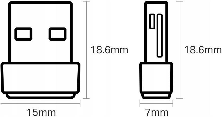 TP-Link Archer T2U Nano - zdjęcie 3 TP-Link Archer T2U Nano