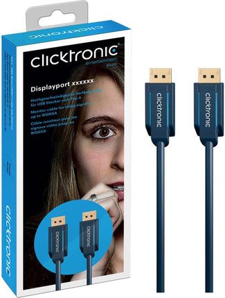 Clicktronic Kabel Display Port DP-DP 1m (CLICKCDP70710)