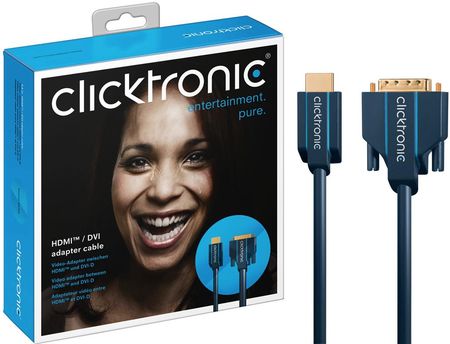 Clicktronic DVI - HDMI cable