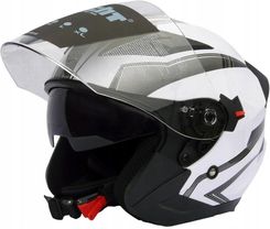Kask motocyklowy Shoei Kask Motocyklowy J Wing Czarny Kask motocyklowy Kask Na Skuter Z Blendą Hecht 52627 L 59 60