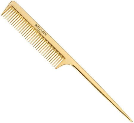 Balmain Golden Tail Comb Złoty Grzebień Do Strzyżenia Ze Szpikulcem