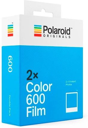 Polaroid Color 600 Film - Kolorowe wkłady białe ramki 16 szt. (SB4825)