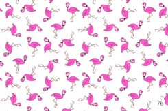 Zasłona gotowa do mocowania na żabki 160x250 flamingi różowe 1435E - Firany zasłony i rolety dziecięce