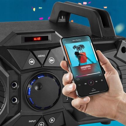фото Портативна колонка Fenton MDJ95 Boombox Black