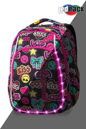 Coolpack Plecak szkolny Strike S LED Emoticons 94641CP A18205