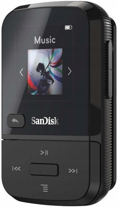 Sandisk Clip Sport Go 32Gb Czarny (SDMX30032GG46K) - zdjęcie 2 Sandisk Clip Sport Go 32Gb Czarny (SDMX30032GG46K)