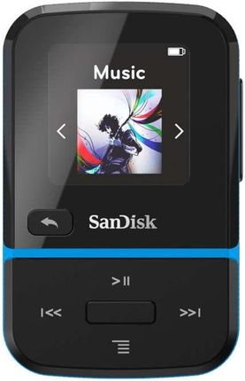 Sandisk Clip Sport Go 32Gb Niebieski (SDMX30032GG46B)