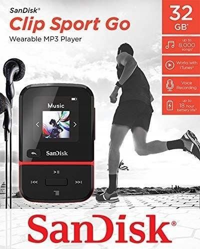 sandisk clip sport go 32gb mp3 player black sandisk clip sport go 32gb mp3 player black