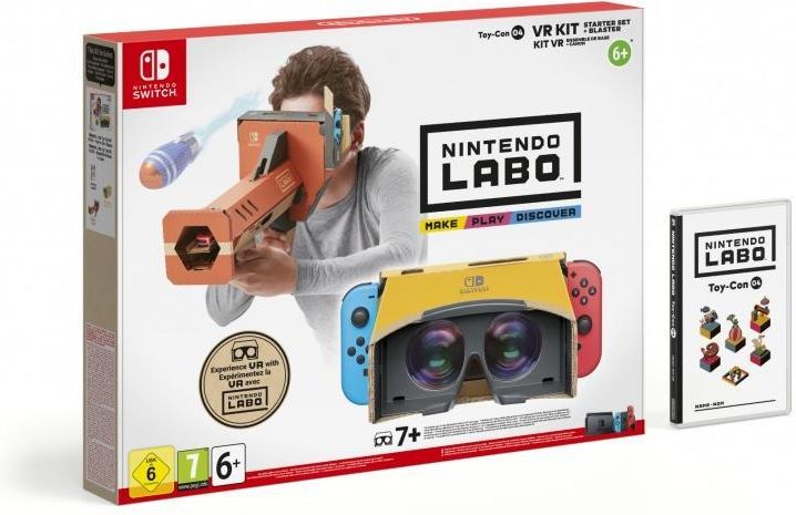 Gra Nintendo Switch Labo VR Kit Starter Set + Blaster (NS) - Ceny