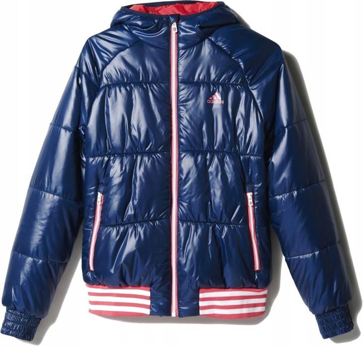 Kurtka Pikowana dziecięca Adidas AY6789 Ciepła Ceny i opinie Ceneo.pl