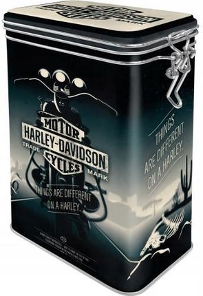 Puszka z klipsem Harley Davidson Nostalgic 31112