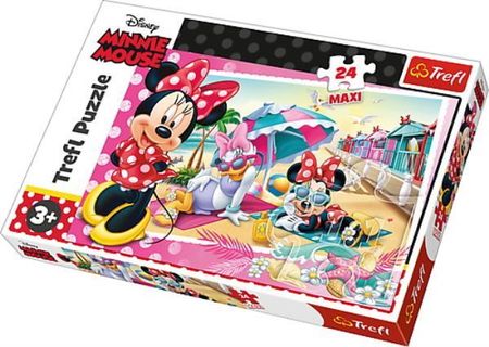 Trefl Puzzle 24el. Disney Wakacje Minnie 14292