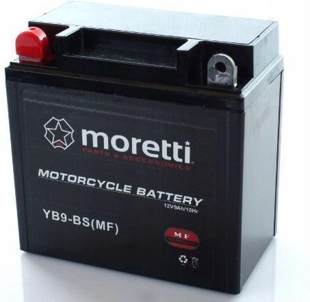 Akumulator Żelowy LCD MB9-BS YB9-BS 9Ah Moretti - zdjęcie 1 Akumulator Żelowy LCD MB9-BS YB9-BS 9Ah Moretti