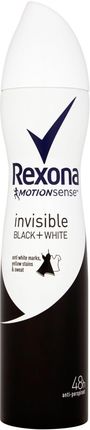 Rexona Invisible Black+ White Antyperspirant W Aerozolu 250Ml