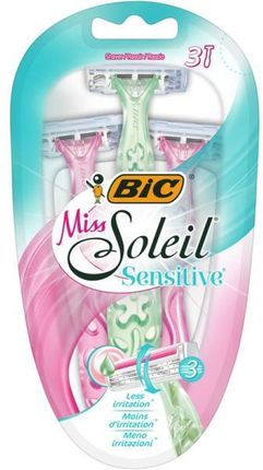 Bic Miss Soleil Sensitive Maszynka Do Golenia Blister 3 Sztuki