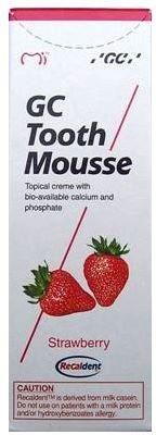 GC Tooth Mousse Płynne szkliwo bez fluoru truskawka 35ml - zdjęcie 1 GC Tooth Mousse Płynne szkliwo bez fluoru truskawka 35ml