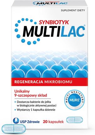 Multilac probiotyk 20 kapsułek