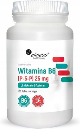 Aliness Witamina B6 P-5-P 25mg 100 tabl