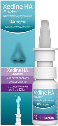 Xedine HA 0,5mg Aerozol Do Nosa 10ml
