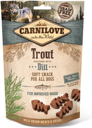 Carnilove Semi-Moist Snack Trout Enriched With Dill 6x200g