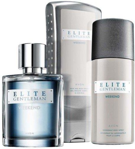Avon Elite Gentleman Weekend woda toaletowa 75ml + dezodorant w sprayu ...