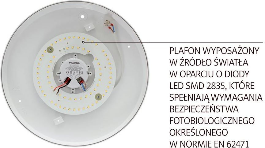 Plastrol Plafon Neo Natynkowy W Ac V V Hz K St Ip