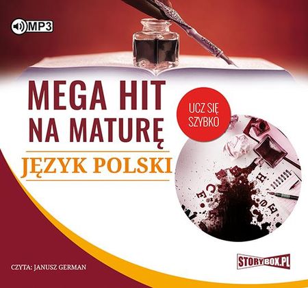 CD MP3 Język polski mega hit na maturę