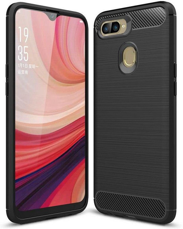 Izigsm Etui Pancerne Karbon Case Czarne Do Oppo Ax7 Etui Na Telefon Ceny I Opinie Ceneopl 4513