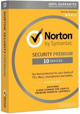 Symantec Norton Security Premium 2018 Pl (10 Stanowisk, 2 Lata)