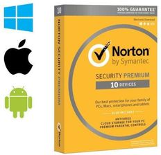 Symantec Norton Security Premium 2018 Pl (10 Stanowisk, Odnowienie Na 2 Lata)