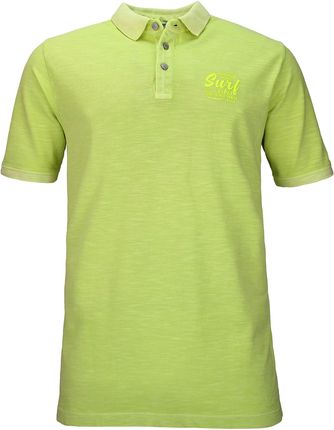 Koszulka polo KITARO zielona - Ceny i opinie T-shirty i koszulki męskie MXAJ