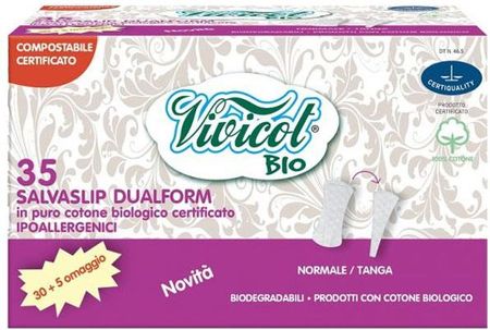 Eko Dystrybutor Vivicot Bio Wkładki Higieniczne Dualform Z Organicznej Bawełny 35 Sztuk