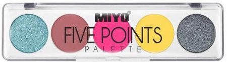 MIYO Five Points Palette paletka cieni do powiek 17 Welcome To Miami 6,5g