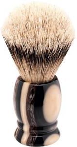 Becker Manicure Shaving Shop  Pędzel do golenia Silvertip kolorowa rączka 1szt